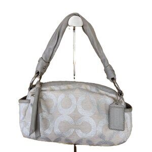 FLAWLESS Coach Parker Op Art Signature Handbag Purse